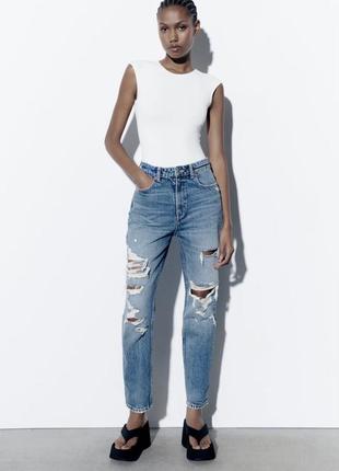 Новые mom jeans zara1 фото