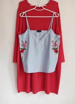 🌾 невероятный топ с вышивкой