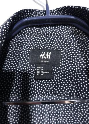 Рубашка h&m slim fit размер м3 фото