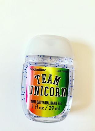 Американский санитайзер team unicorn от bath and body works,гель для рук парфюмом,сша