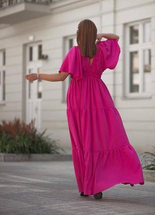 Длинное женское летнее платье,красивое лёгкое платье на каждый день,2753f7 фото