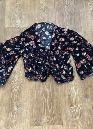 Необычная кофта, блуза в стиле бохо, этно1 фото