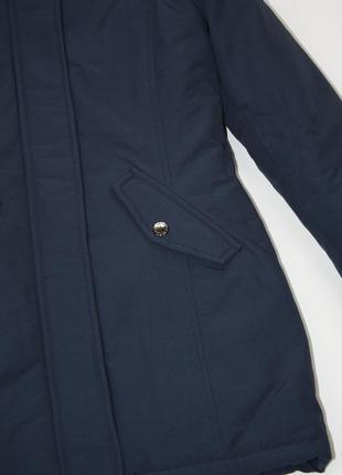 Парка куртка демисезонная mixture детская синяя италия 7-9 лет5 фото