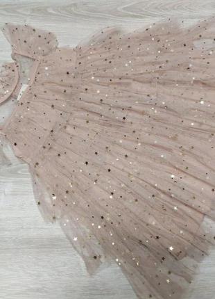 Волшебное нежное праздничное нарядное фатиновое платье ✨6 фото