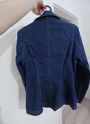 Джинсовая курточка,джинсовый пиджак стрейч2 фото