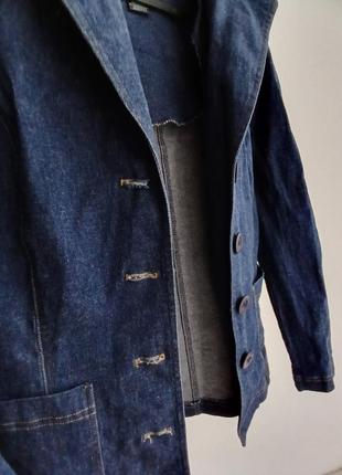 Джинсовая курточка,джинсовый пиджак стрейч4 фото