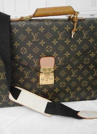 Monogram conseiller briefcase + new