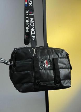 Сумка кожаная в стиле moncler3 фото