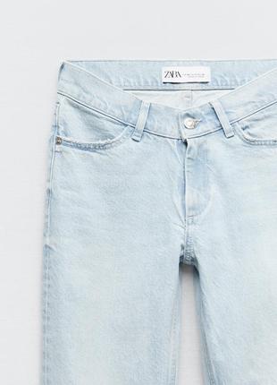 Zara трендовые джинсы с разрезами7 фото