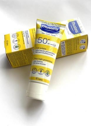 Mustela сонцезахисне молочко для обличчя та тіла