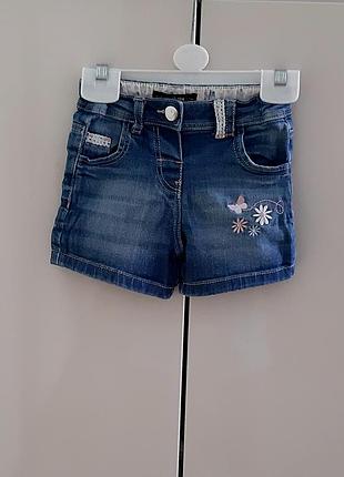 Джинсові шорти denim co 86-92 розміру.