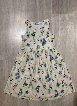 H&m очень нежный сарафан 7-9 лет