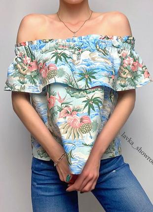 Летняя блуза рубашка от mango1 фото