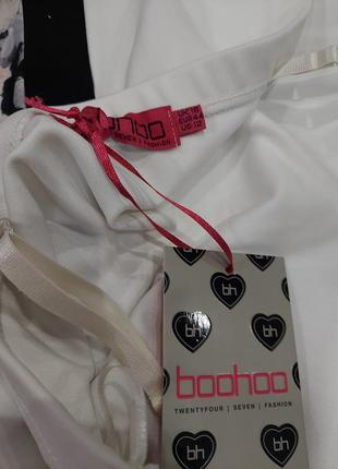 Крутое платье миди из неопрена в цветочный принт boohoo 48-529 фото