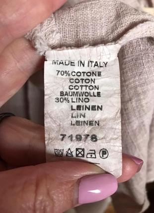 Итальянское льняное платье с оборками today 5