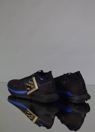 Кросівки nike react pegasus trail 4 gore-tex black & blue6 фото