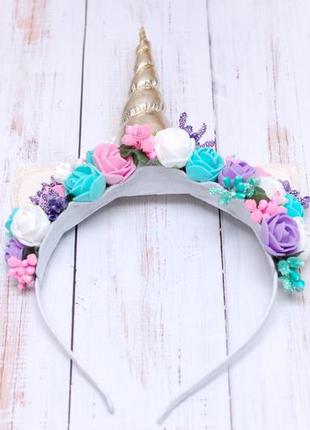Яскравий обруч єдиноріг единорожка