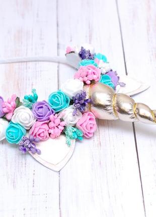 Яскравий обруч єдиноріг единорожка