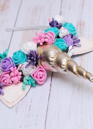 Яскравий обруч єдиноріг единорожка