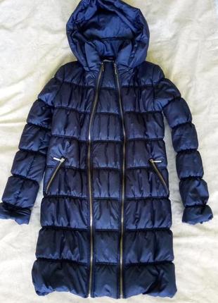 Зимове пальто-пуховик для вагітних dianora xs2 фото