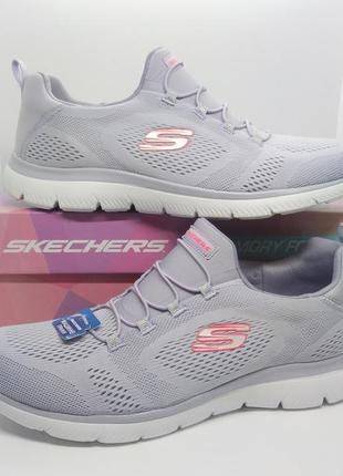 Дышащие кроссовки слипоны skechers оригинал1 фото