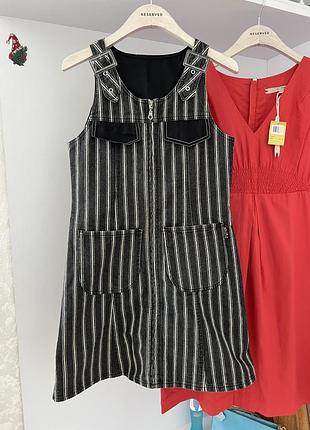 Крутой джинсовый комбинезон zara
