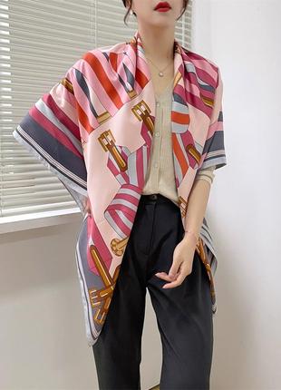 Роскошный шелковый платок шарф