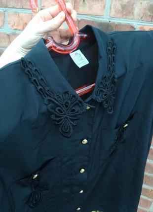 Модна блузка пишні рукава вишивка7 фото