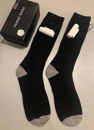 Шкарпетки з підігрівом (чорні) три режими працюють від акамуляторів в комплекті універсальний розмір - від 38 до 44