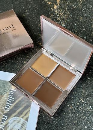 Палетка кремових контурів для обличчя ace beauté ultimate sculpt face palette5 фото