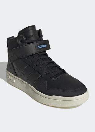 Мужские хайтопы, высокие кроссовки adidas postmove mid, 100% оригинал5 фото
