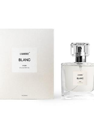 Женская парфюмированная вода "№201" blanc les couleurs. 50 мл. цветочно - фруктовый аромат.
