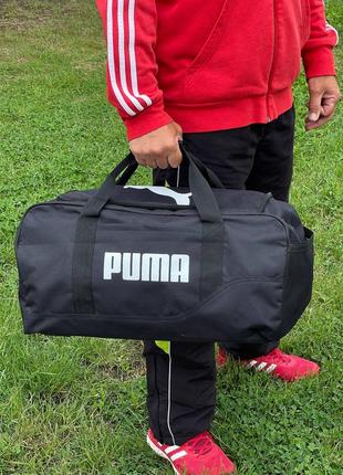 Спортивна сумка puma чорна1 фото