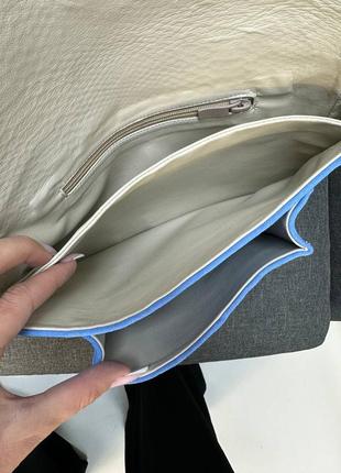 Комплект шкіряні босоніжки + сумочка сумка клатч в колір5 фото
