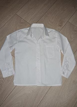 Белая рубашка на мальчика 4-5 лет на рост 110 см