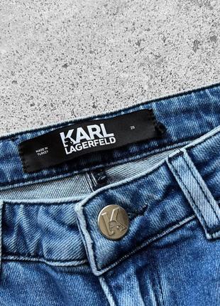 Karl lagerfeld women’s luxury blue denim jeans rrp - $240 жіночі, преміальні джинси9 фото