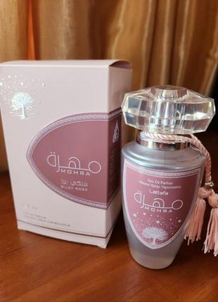 Арабские духи mohra silky rose lattafa perfumes2 фото