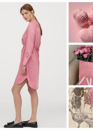 Сукня  сатинова коротка  h&amp;m