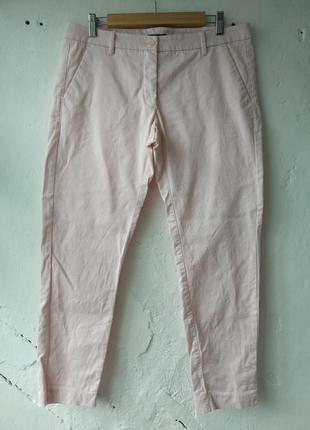 Женские бледно розовые брюки от sisley размер 46