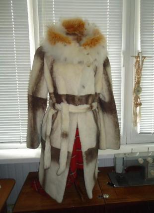 Шуба из бобра 48 размер