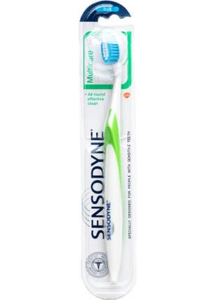 Зубна щітка sensodyne комплексний захист + футляр (4820127150435)1 фото