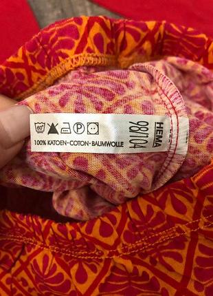 Пижама для девочки hema 98/104 см хлопок 4