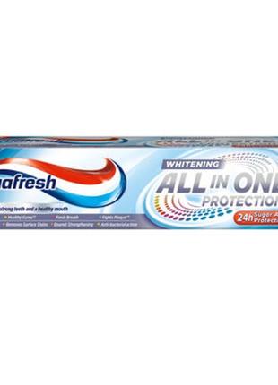 Зубна паста aquafresh all in one вибілювальна 100 мл (5054563058591)1 фото