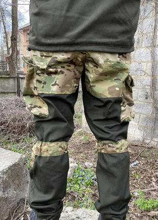 Тактичний демісезонний костюм горка 5 мультикам комбінований військовий армійський зсу5 фото