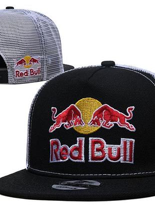 Кепка snapback red bull блайзер черный с белым s/м