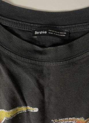 Кроп топ футболка bershka xs вкорочена3 фото