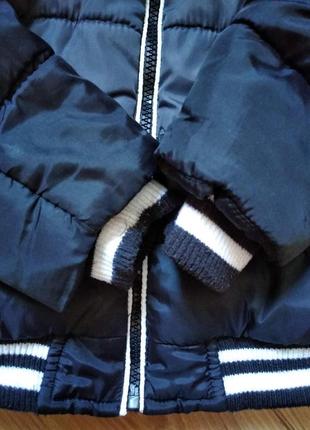 Бомбезная курточка 2 в 1 (куртка - жилетка) от cool club, рост 104 см5 фото