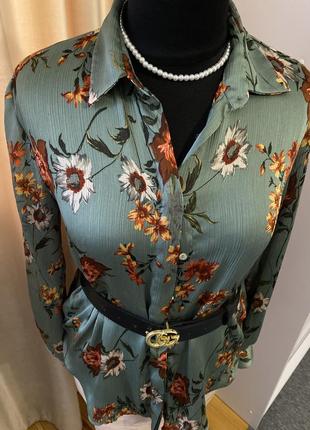 Zara шикарная летняя блузка2 фото