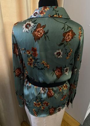 Zara шикарная летняя блузка4 фото