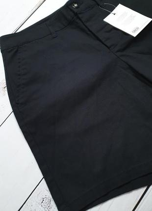 Мужские черные стрейчевые (джинсовые) шорты asos размер 30 xs s3 фото